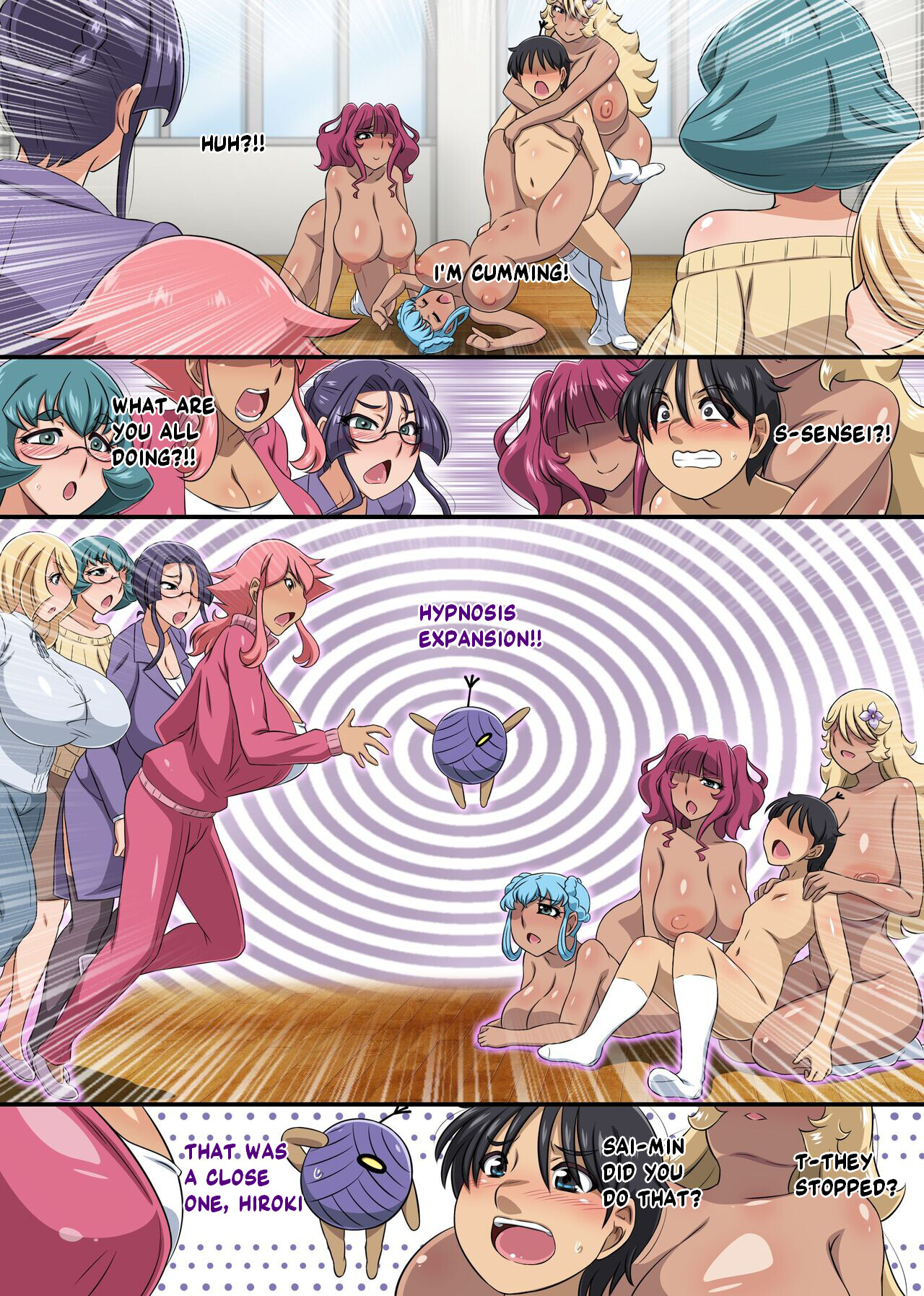 Hentai Manga Comic-After Discovering My Hypnotic Powers I Forced the School Bullies and My Busty Teachers to Submit to Me-Read-15